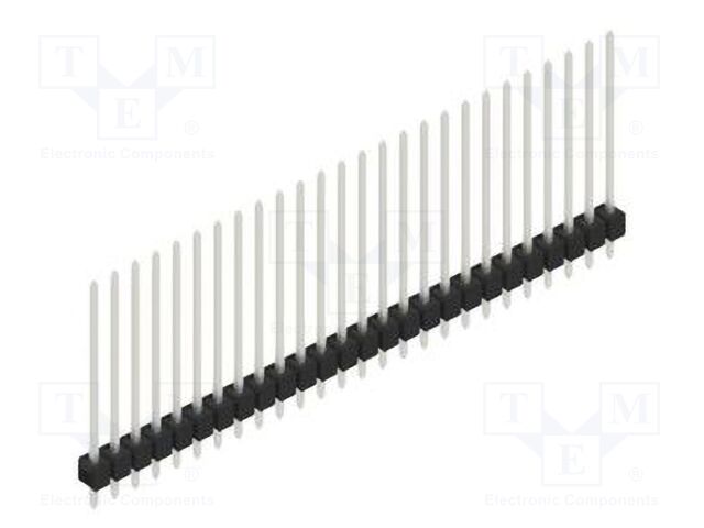 Connector: pin strips; pin header; male; PIN: 26; 2.54mm; THT; 1x26