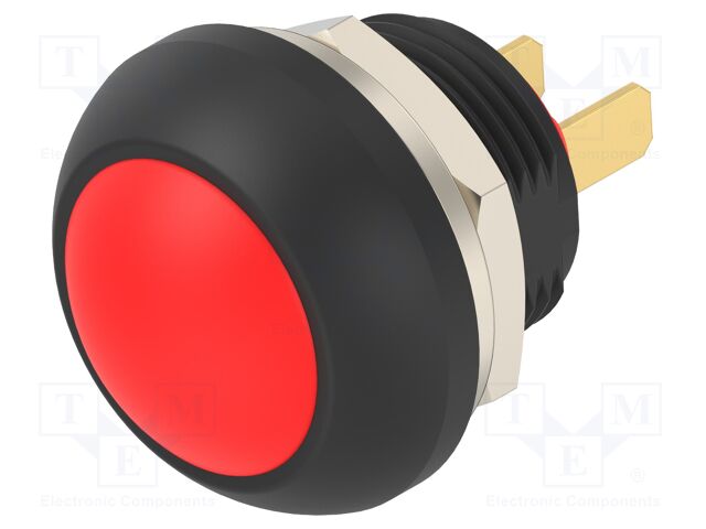 Switch: push-button; Pos: 2; SPST-NO; 0.125A/125VAC; 0.2A/50VDC