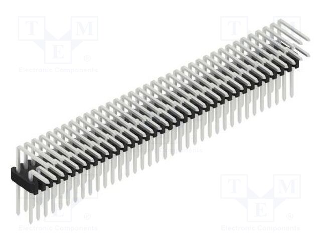 Connector: pin strips; pin header; male; PIN: 72; 1.27mm; THT; 2x36