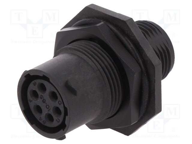 Connector: circular; Series: eco|mate Aquarius; socket; female