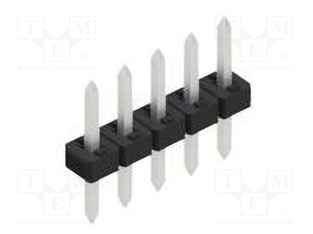 Connector: pin strips; pin header; male; PIN: 5; 2mm; THT; 1x5; 100V