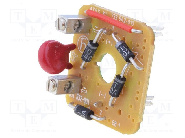 Insert; with varistor,with bridge rectifier,with glow lamp; 2A