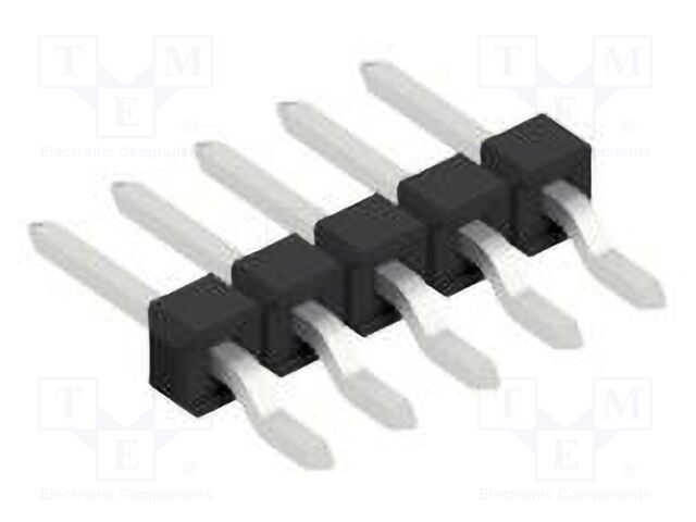 Connector: pin strips; pin header; male; PIN: 5; 2.54mm; SMT; 1x5