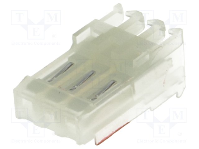 Plug; wire-board; female; PIN:3; end connector; 2.54mm; IDC; 22AWG