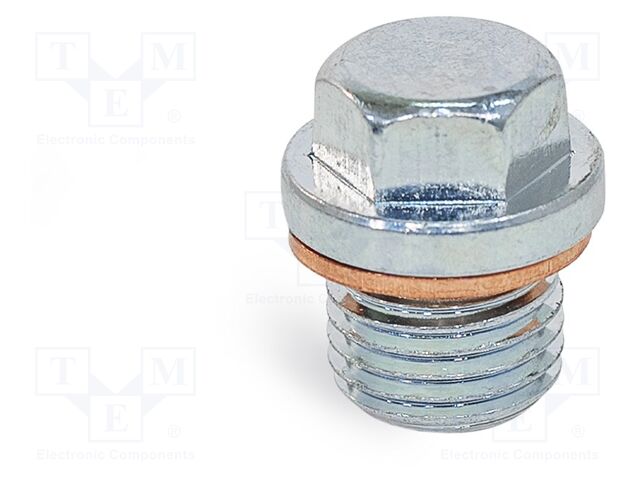 Hexagon head screw plug; with seal; Thread: M42; Pitch: 2; steel
