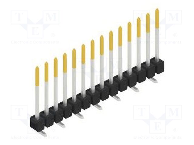 Connector: pin strips; pin header; male; PIN: 14; 2.54mm; SMT; 1x14