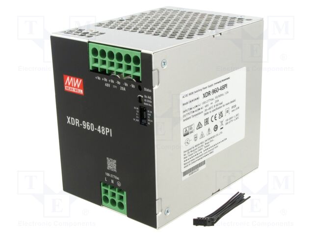 Power supply: switching; for DIN rail mounting; XDR-960