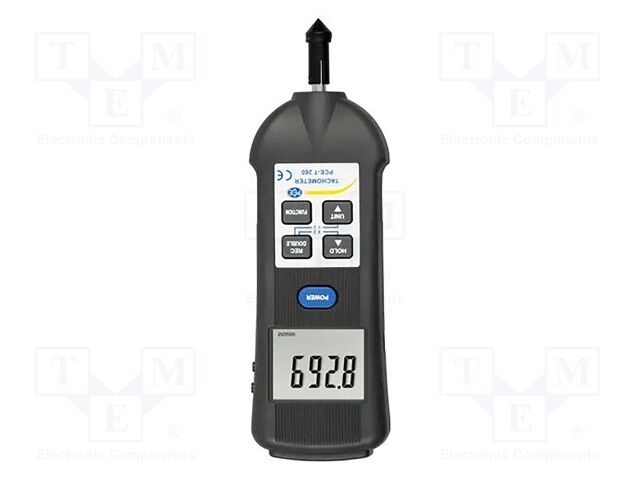 Tachometer; LCD; 5 digits; 207x67x39mm; Features: memory built-in