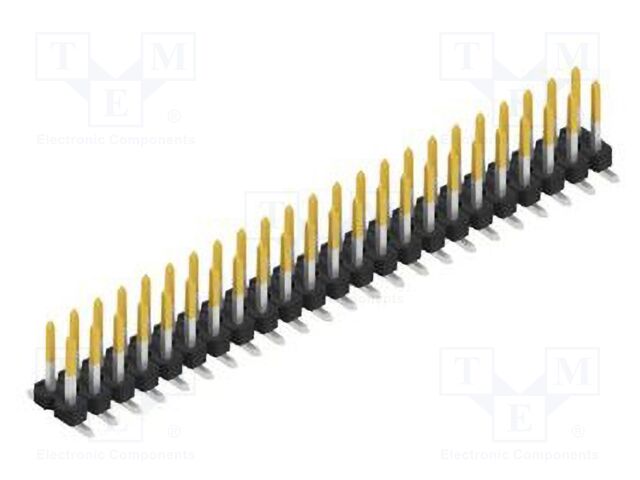 Connector: pin strips; pin header; male; PIN: 46; 2.54mm; SMT; 2x23