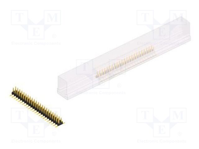 Connector: pin strips; pin header; male; PIN: 46; 2mm; SMT; 2x23
