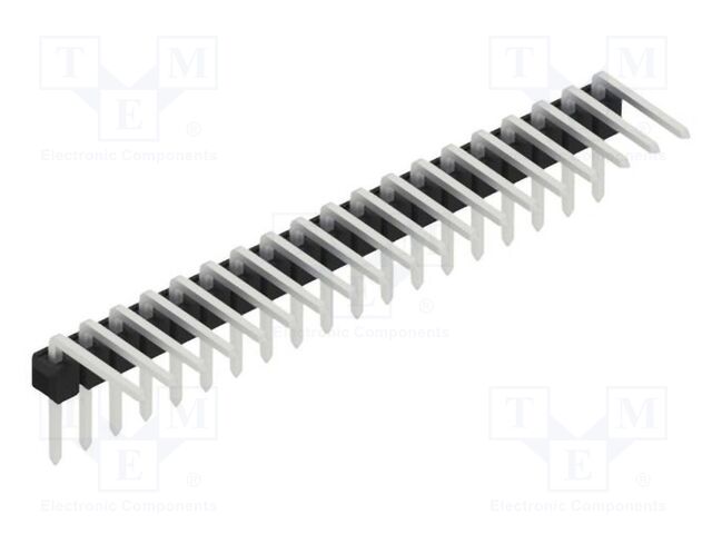 Connector: pin strips; pin header; male; PIN: 19; 2.54mm; THT; 1x19