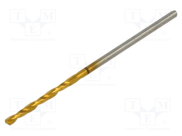 Drill bit; for metal; Ø: 1.3mm; L: 38mm; Working part len: 16mm