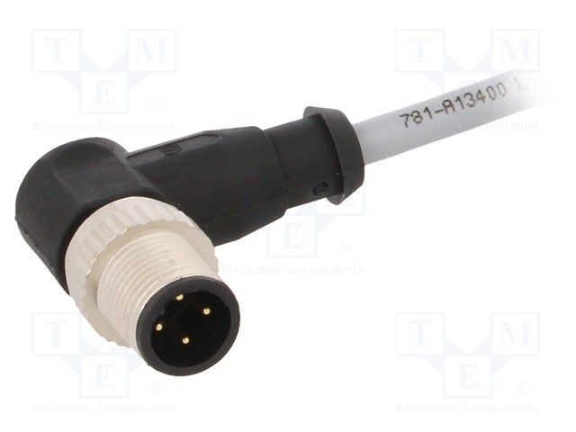 Plug; M12; PIN: 4; male; A code-DeviceNet / CANopen; 2m; angled 90°