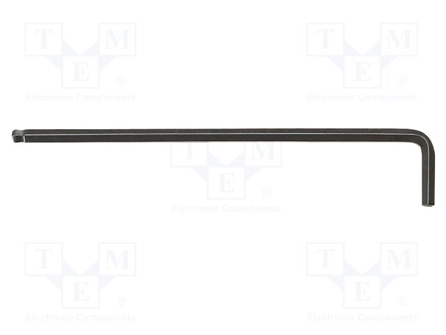 Wrench: hex key; inch,spherical; HEX 7/64"