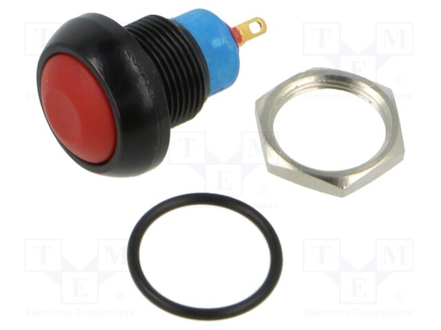 Switch: push-button; Pos: 2; SPST-NO; 0.5A/48VAC; OFF-(ON); IP67