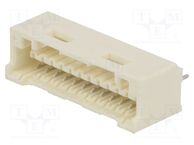Socket; wire-board; male; CLIK-Mate; 1.5mm; PIN: 12; THT; 2A; tinned