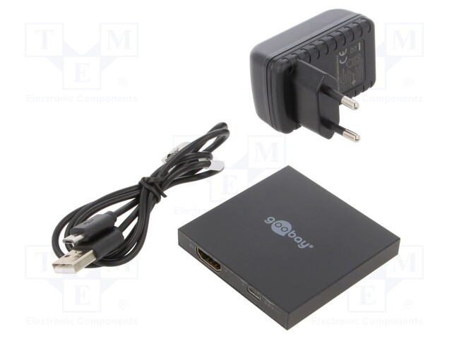 Splitter; HDCP 1.4,HDMI 1.4; black; Out: HDMI socket x2
