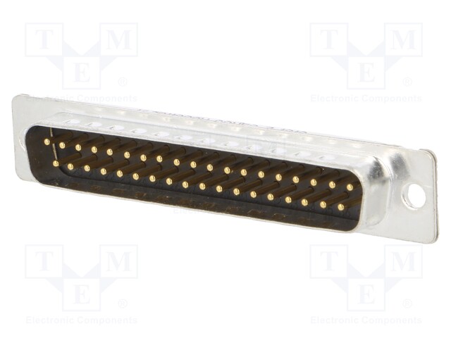 D-Sub; PIN: 37; plug; male; soldering; for cable; gold-plated