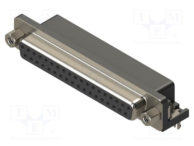 Connector: D-Sub; PIN: 37; socket; female; straight; THT; MHDR