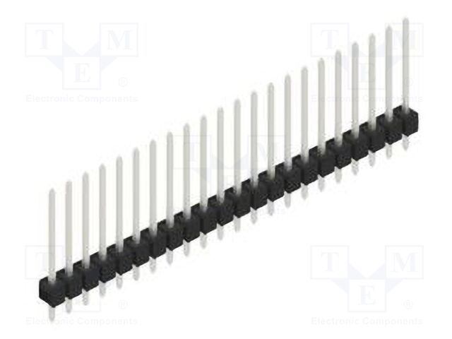 Connector: pin strips; pin header; male; PIN: 22; 2.54mm; THT; 1x22