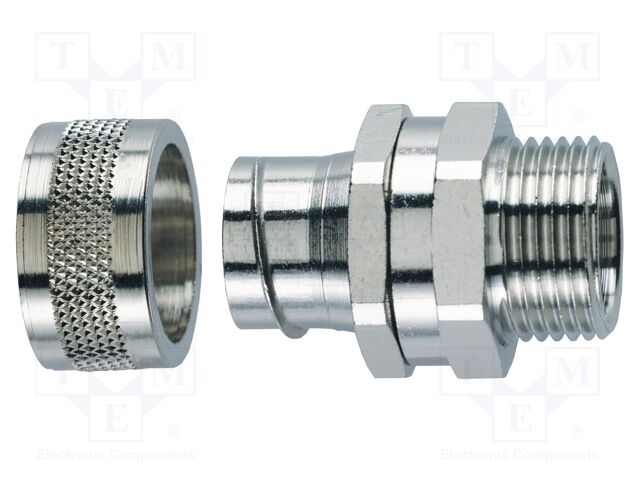 Straight terminal connector