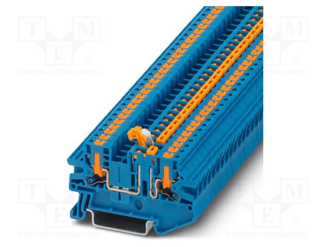 Splice terminal: rail; PTV; 20A; 400V; push-in; PA; L: 36.9mm
