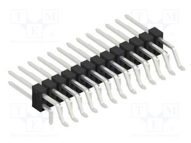 Connector: pin strips; pin header; male; PIN: 26; 2.54mm; SMT,THT