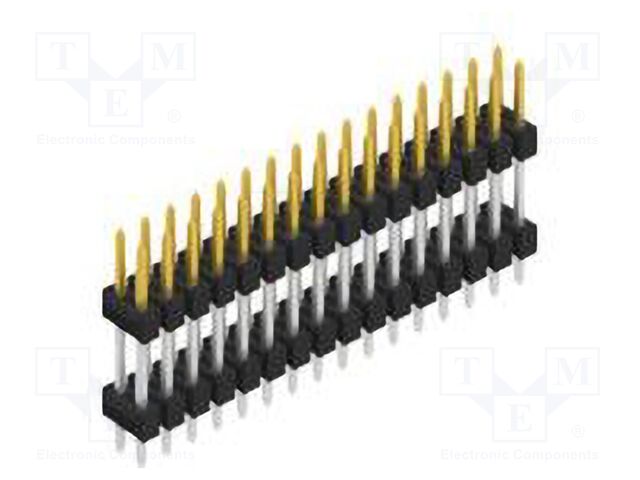 Connector: pin strips; pin header; male; PIN: 32; 2.54mm; THT; 2x16