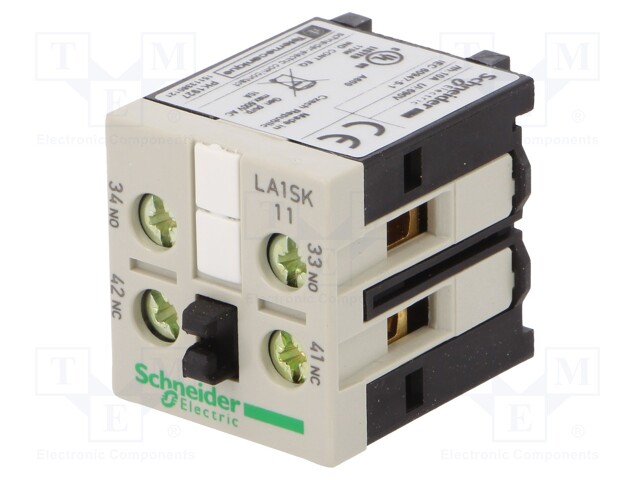 Auxiliary contacts; Series: TeSys SK,TeSys SKGC; Mounting: front