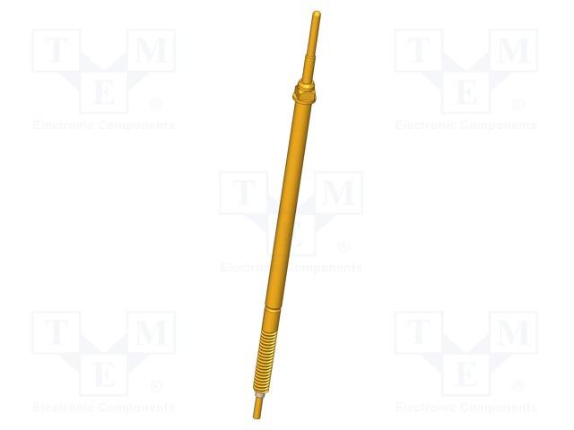 Test needle; Maksimum spring compression: 5mm; 3A; Contacts: CuBe