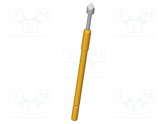 Test needle; Operational spring compression: 4mm; 5A; Ø: 2mm; 1.5N