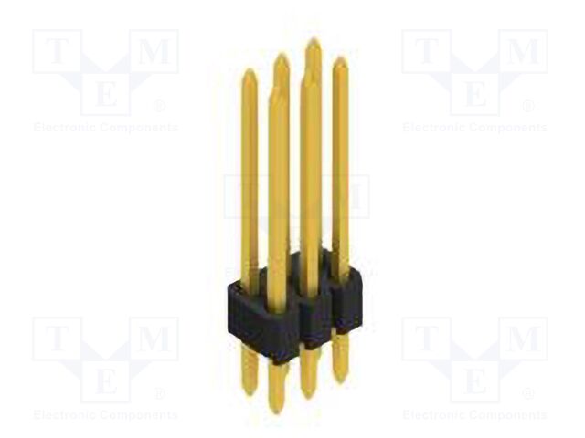 Connector: pin strips; pin header; male; PIN: 6; 1.27mm; THT; 2x3