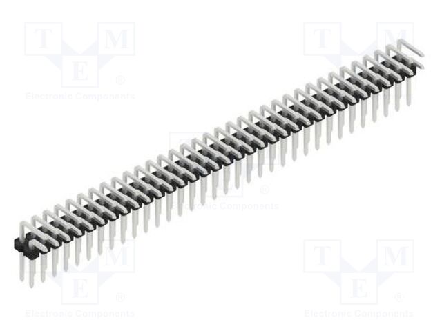 Connector: pin strips; pin header; male; PIN: 68; 2.54mm; THT; 2x34
