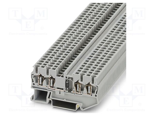 Splice terminal: rail; 1.5A; spring clamp; PA; 0.08÷4mm2; ways: 1