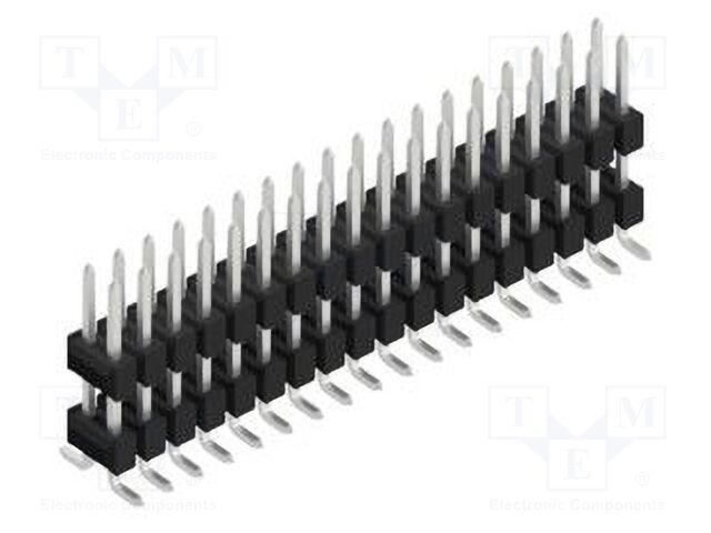 Connector: pin strips; pin header; male; PIN: 36; 2.54mm; SMT; 2x18