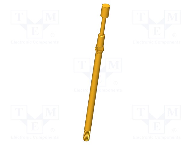 Test needle; Operational spring compression: 4mm; 5A; Ø: 2mm; 0.8N