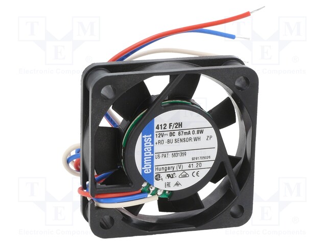 Fan: DC; axial