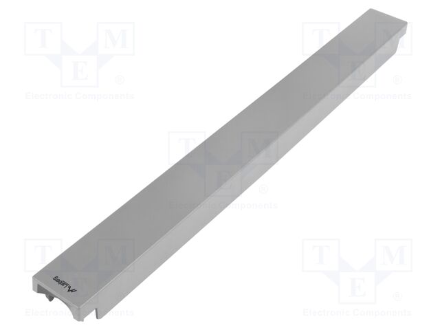 Stopper; 1U; grey; Standard: 19"; Y: 44mm; X: 482.6mm; Z: 28.5mm