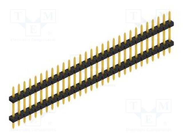 Connector: pin strips; pin header; male; PIN: 29; 2mm; THT; 1x29