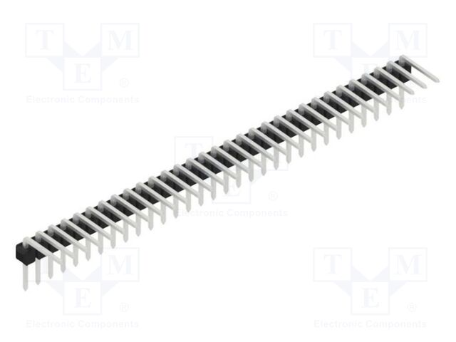 Connector: pin strips; pin header; male; PIN: 31; 2.54mm; THT; 1x31