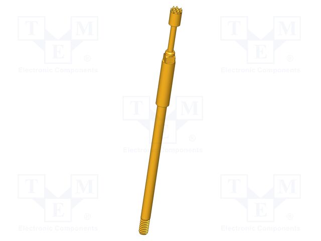 Test needle; Operational spring compression: 4mm; 8A; Ø: 2mm; 5N