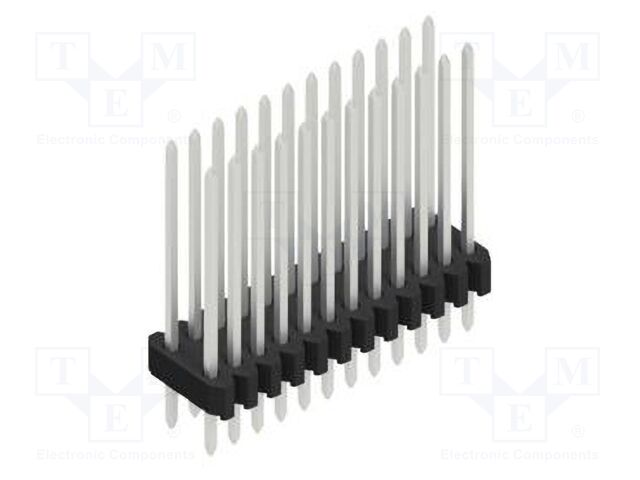 Connector: pin strips; pin header; male; PIN: 24; 1.27mm; THT; 2x12