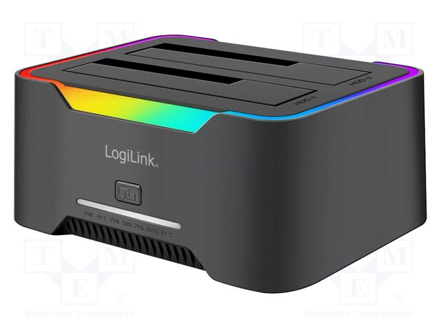 Docking station; USB 3.2 Gen 1; HDD/SSD,USB C socket; black