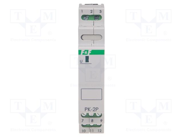 Relay: electromagnetic; Uswitch: max.250VAC; Ioper.max: 8A; IP20