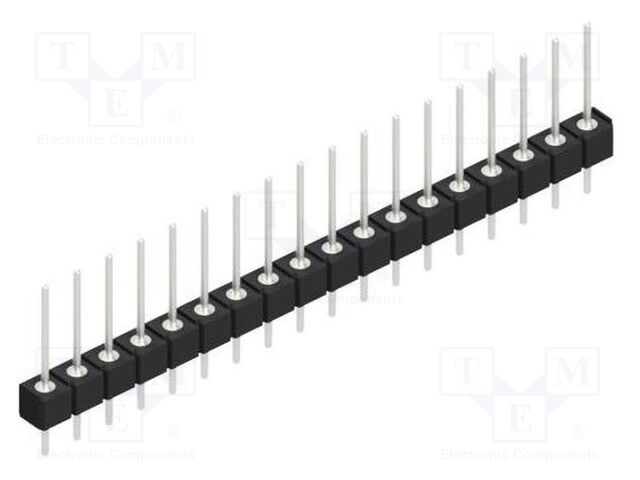 Connector: pin strips; pin header; male; PIN: 18; 2.54mm; THT; 1x18