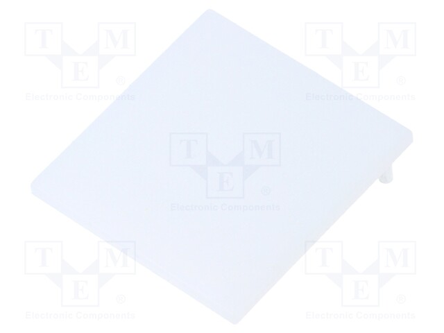 Cap for LED profiles; milky; PMMA; Application: VARIO30-01; V: E9