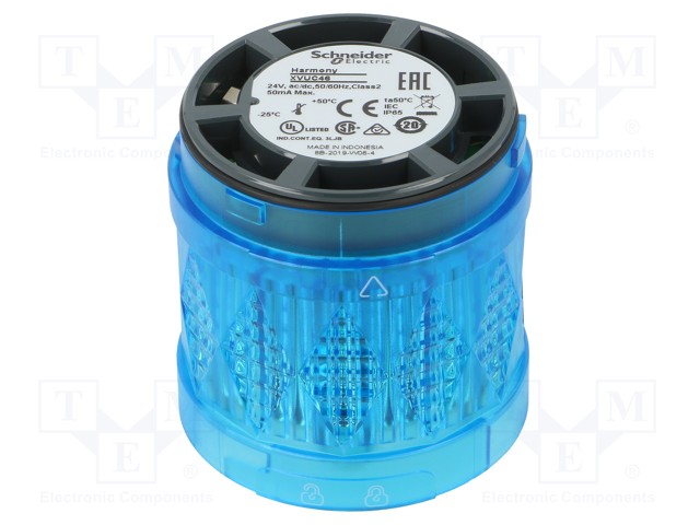 Signaller: lighting; blinking light; Colour: blue; Usup: 24VDC