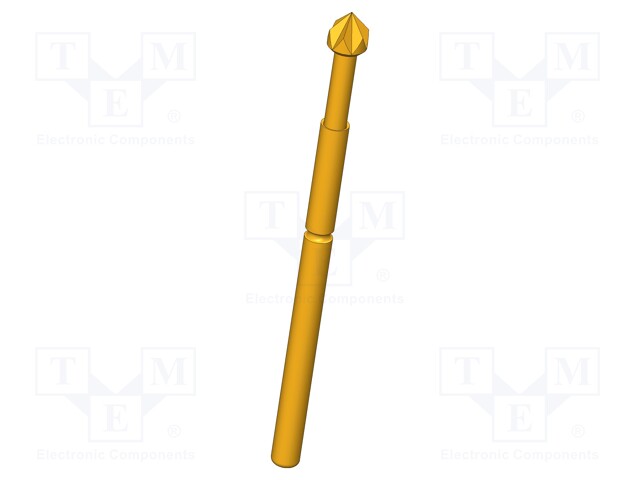Needle-like test probe; Operational spring compression: 2.7mm