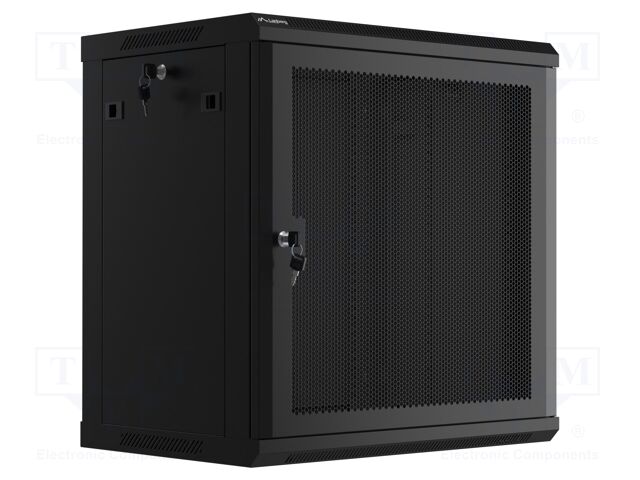 Enclosure: rack cabinet; Standard: 19"; 12U; black; Z: 450mm