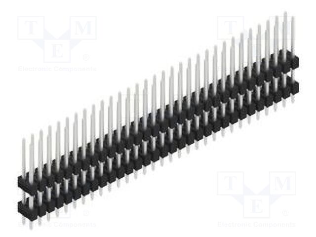 Connector: pin strips; pin header; male; PIN: 62; 2.54mm; THT; 2x31